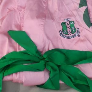 AKA night robe ( Alpha Kappa Alpha)